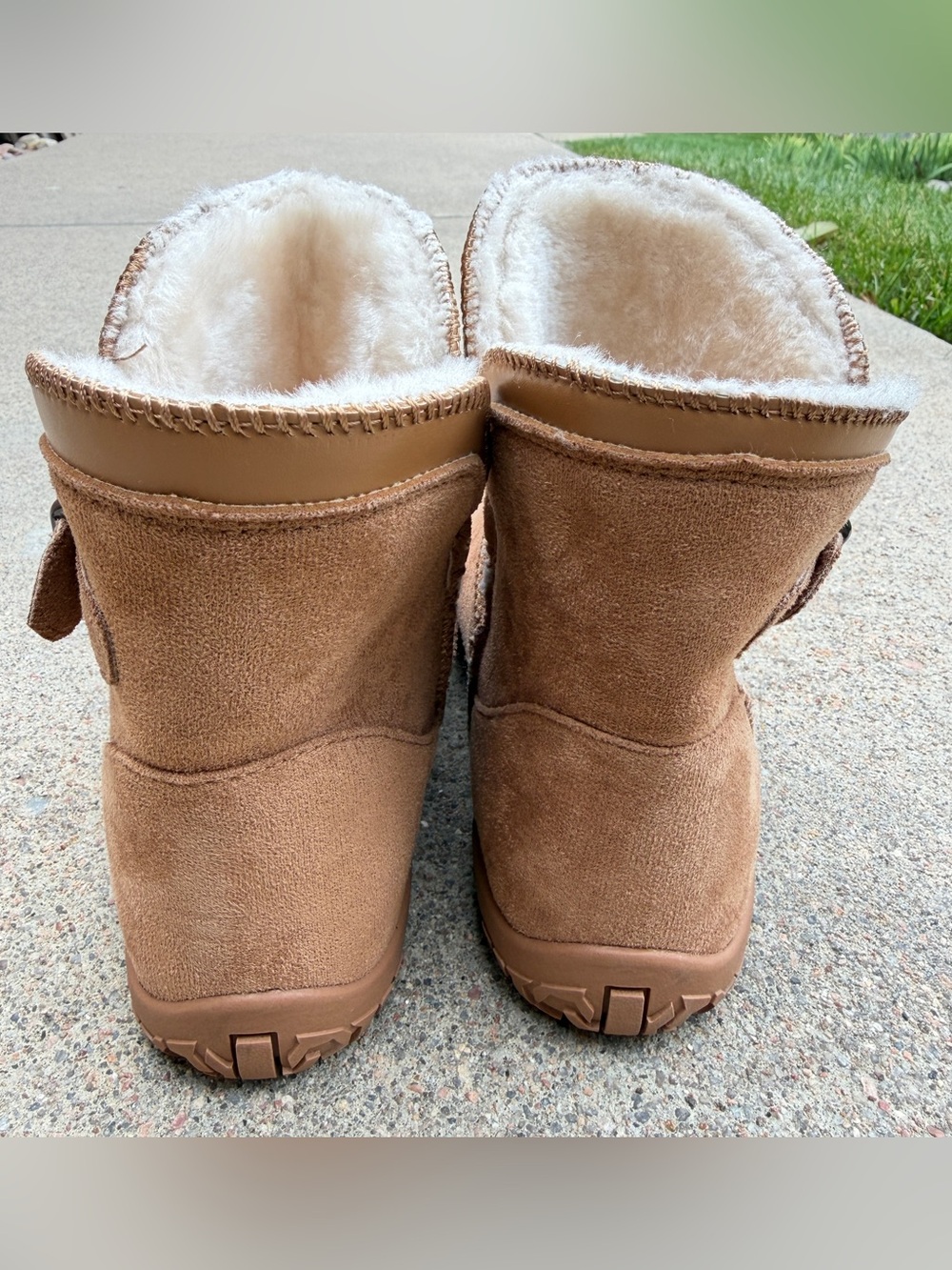 Hike Footwear Cozely Barefoot Ankle Boots Brown Faux Fur EUR 40 Fits Like W8.5 - Picture 4 of 15